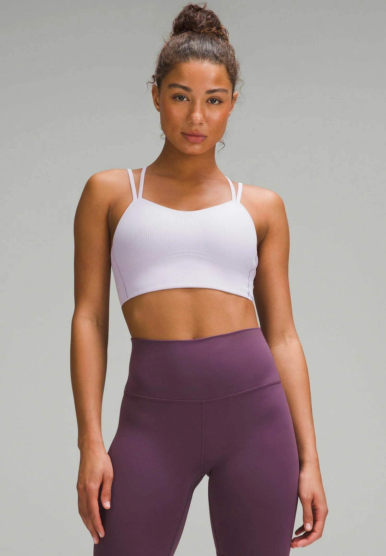Lululemon LIKE A CLOUD LONGLINE RIBBED B/CUP - Sujetador deportivo de sujeción ligera