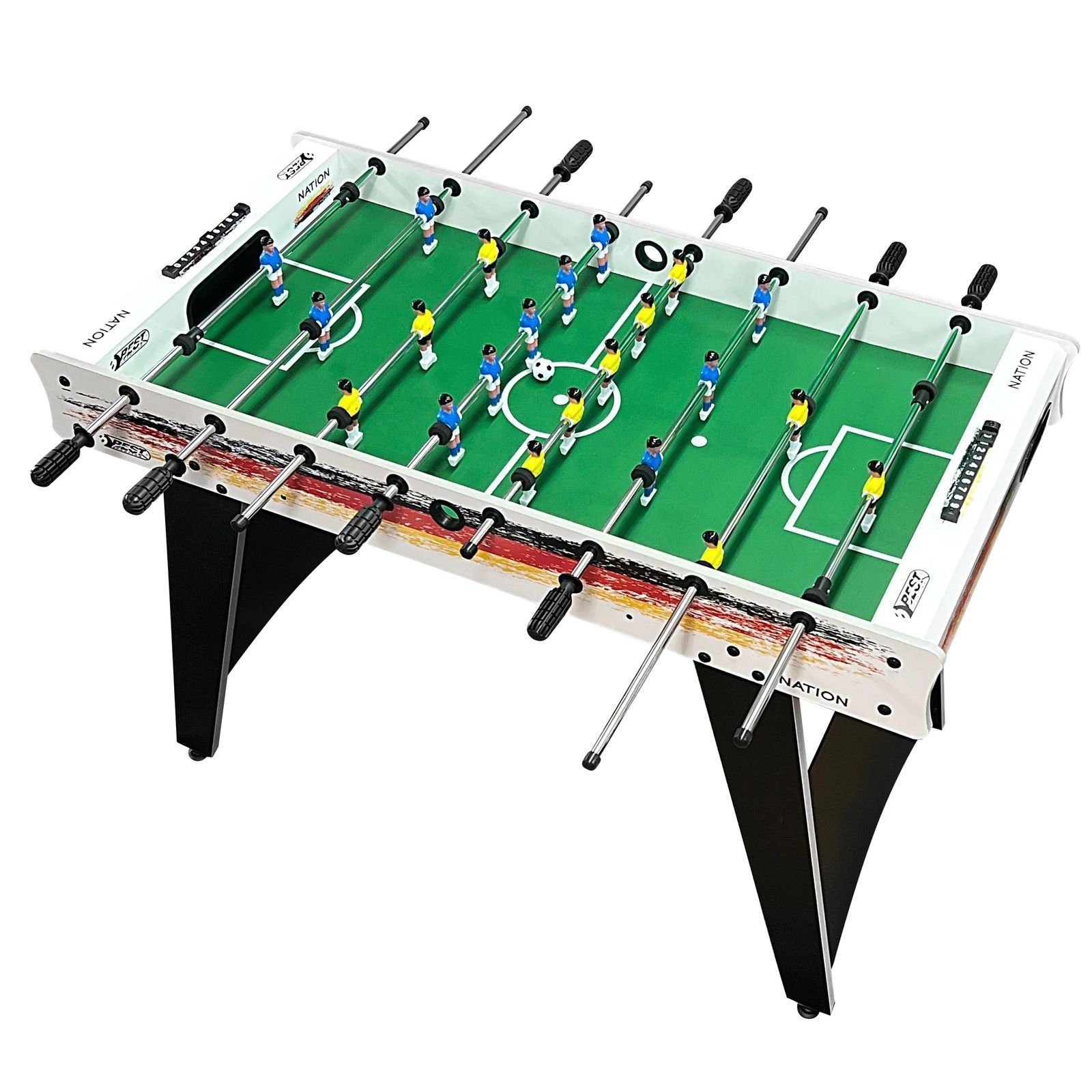 Best Sporting Kickertisch Tischkicker Nation mit Spielfläche 105 x 58 cm, Top Tischfussballtisch für Hobby, Freunde, Familie und Arbeitskollegen Kickertisch Erwachsene Kicker als Fussball Geschenke Jungen