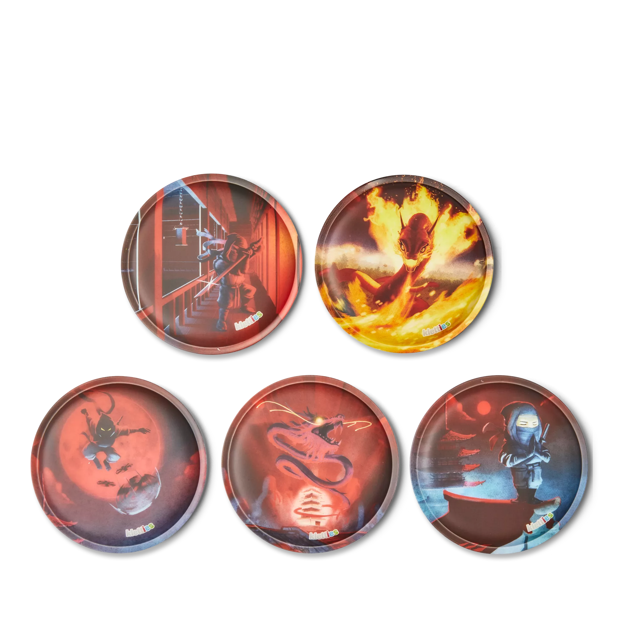 ergobag Klettie-Set Feuerdrache