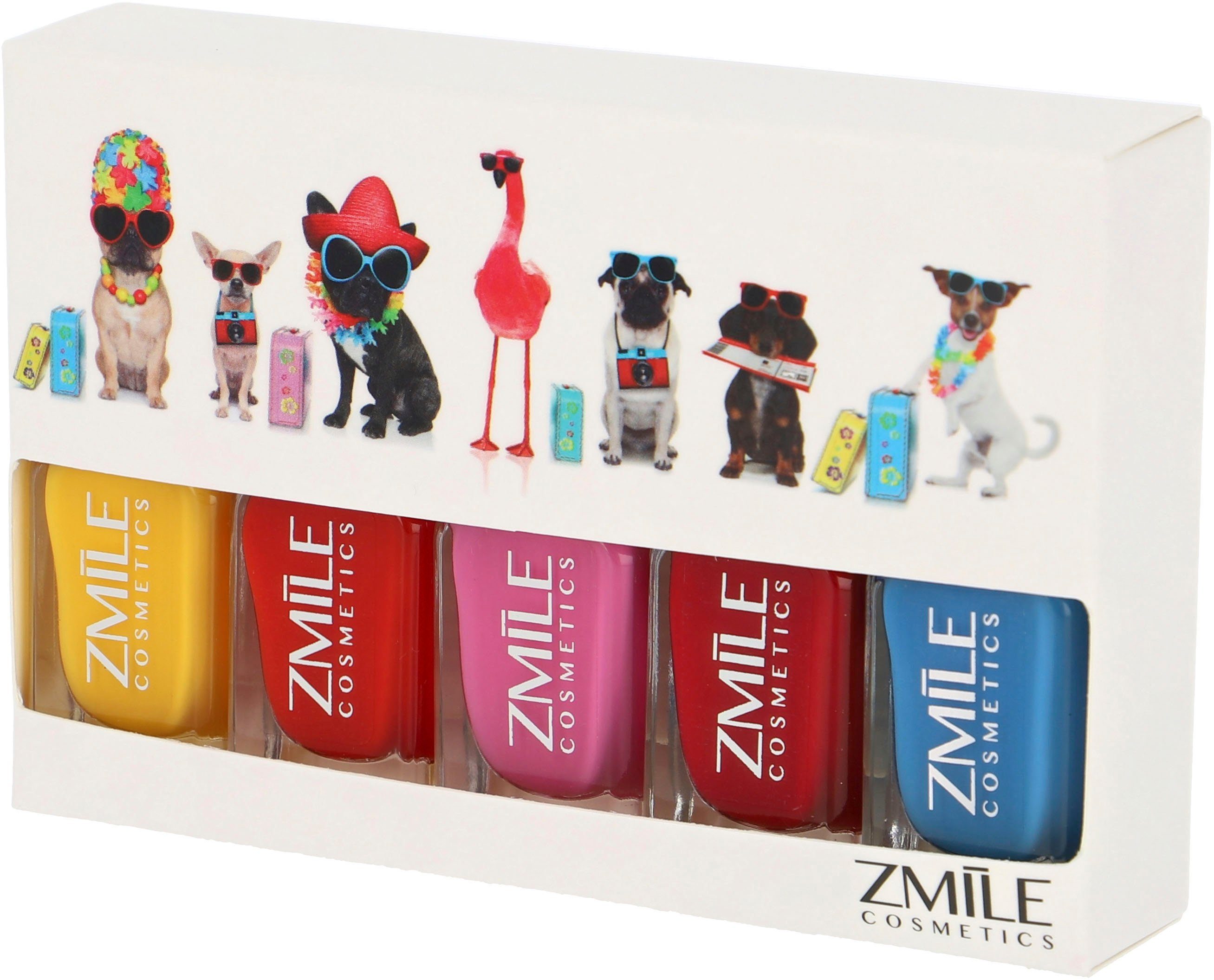 ZMILE COSMETICS Nagellack-Set Gel Like Nail Polish Set 'Summer Vacation', 5-tlg.