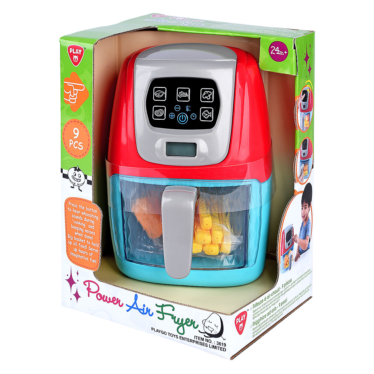 Friteuse Power Air Fryer, 9-tlg.