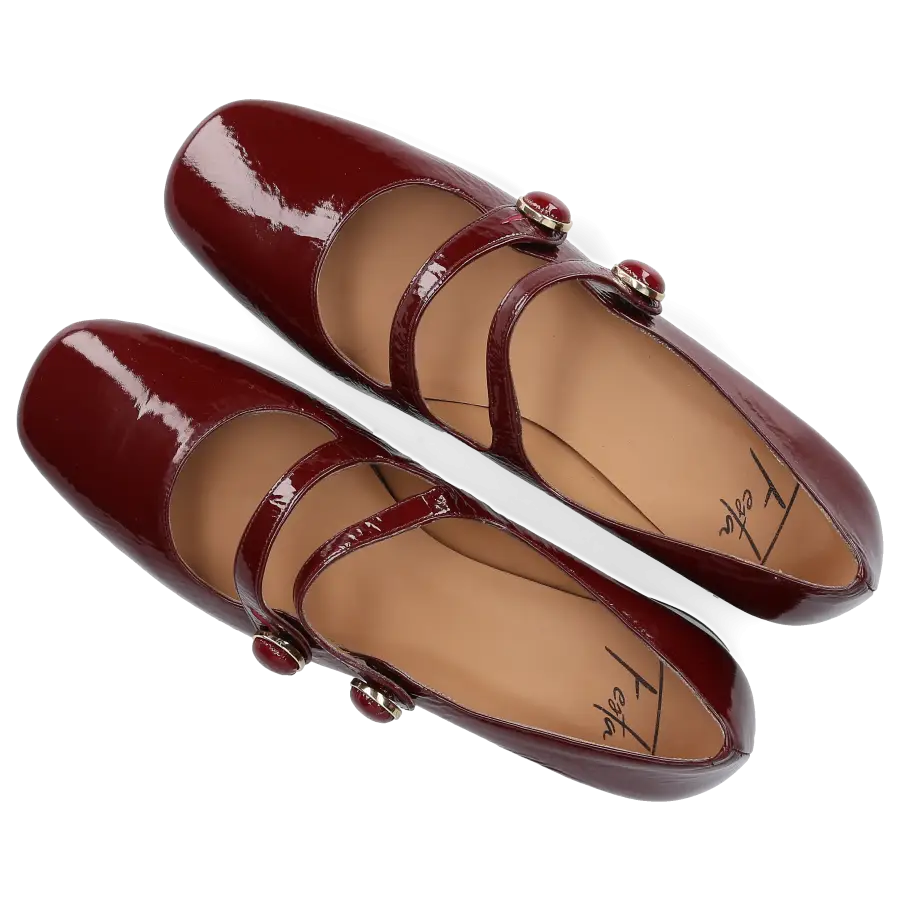 Roberto Festa - Pumps Lackleder - rot