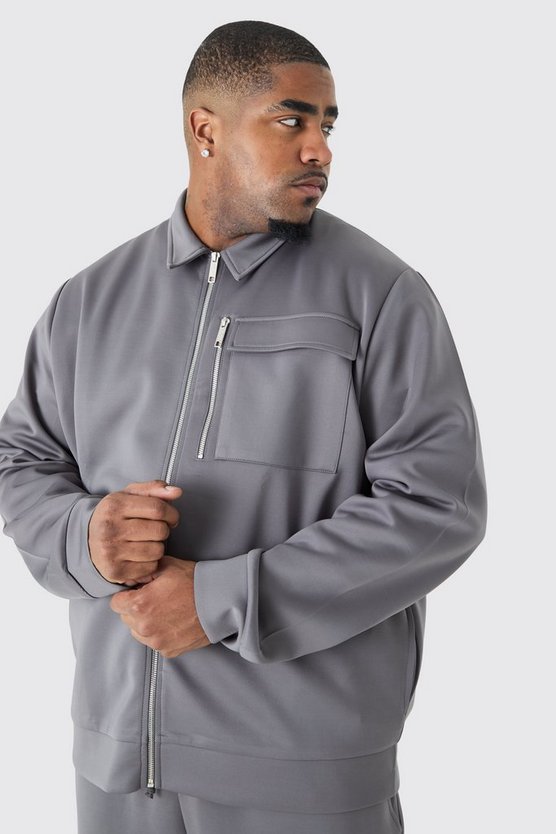 Plus Scuba Harrington-Jacke