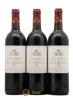 Les Forts de Latour Second Vin  1995 - Lot de 3 Bouteilles