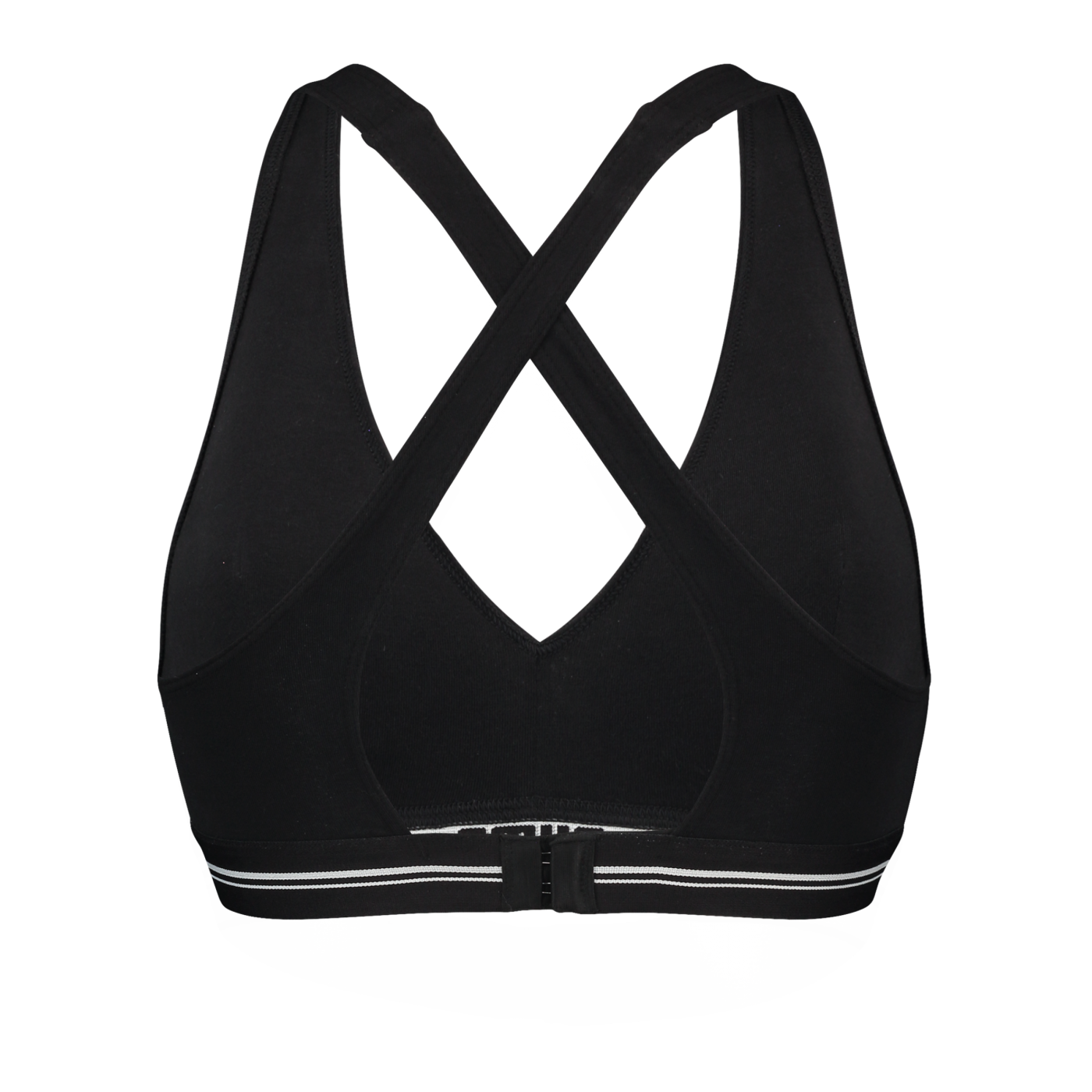 PUMA Padded Top Sport BH Damen Schwarz F001