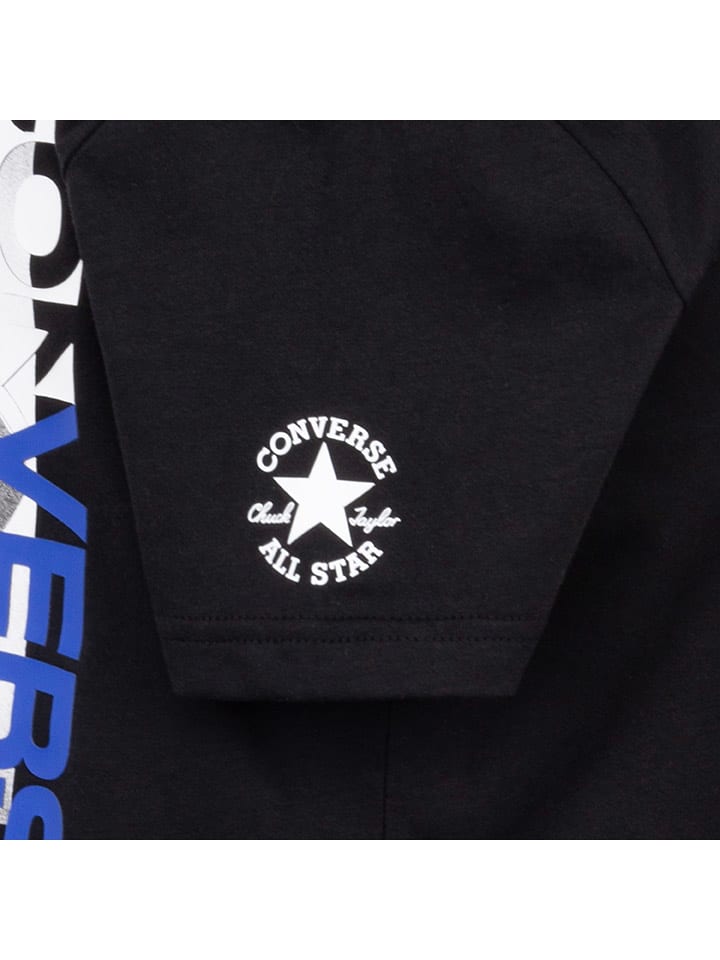Converse Shirt in Schwarz/ Blau günstig kaufen