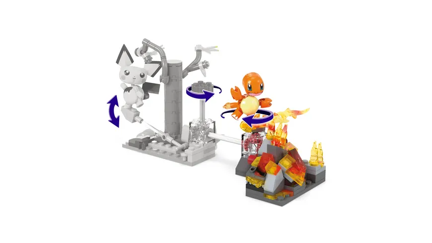 MEGA Pokémon Glumandas feurige Drehung