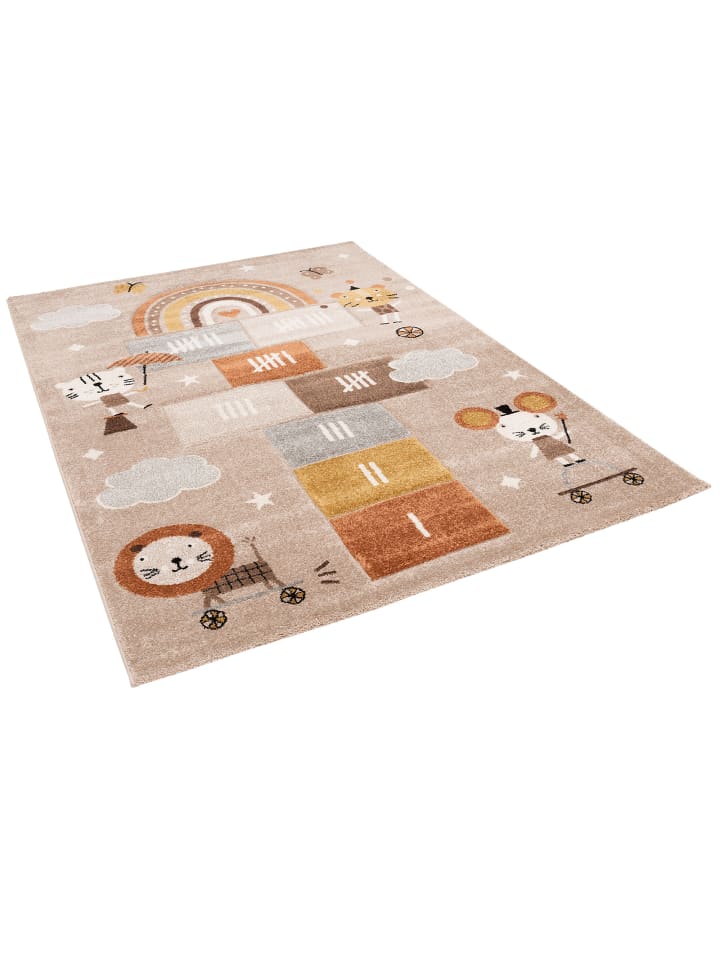 Pergamon Kinder Teppich Maui Kids Spielwelt in Beige günstig kaufen