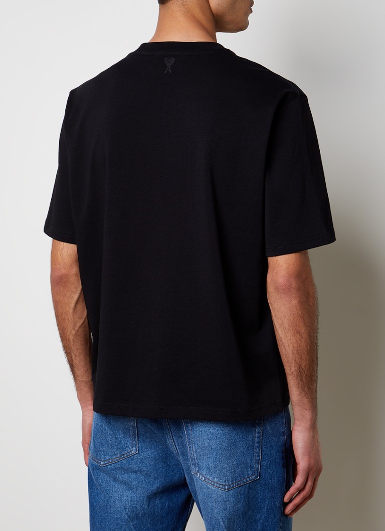 Tricou AMI Paris din bumbac organic cu logo