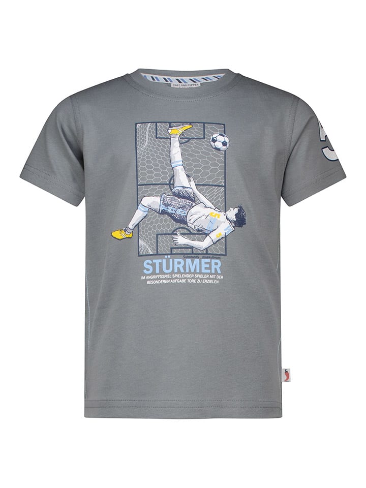 Salt and Pepper Shirt in Grau günstig kaufen