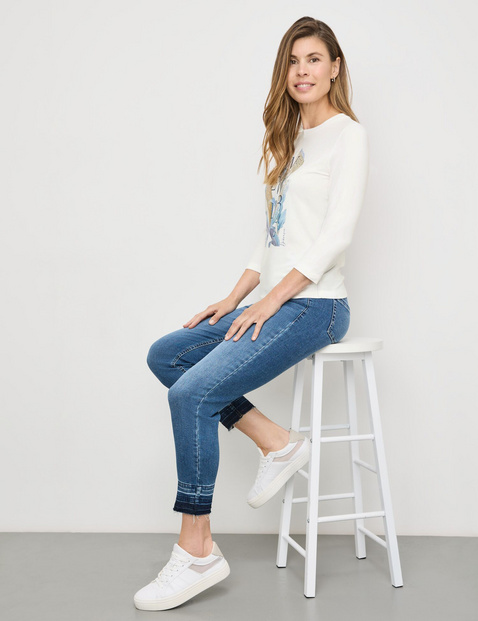 3/4 Arm Shirt mit Frontprint