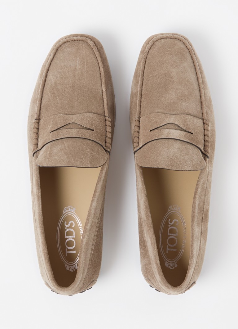 Tod's  Mocassino Gomma loafer van kalfssuède