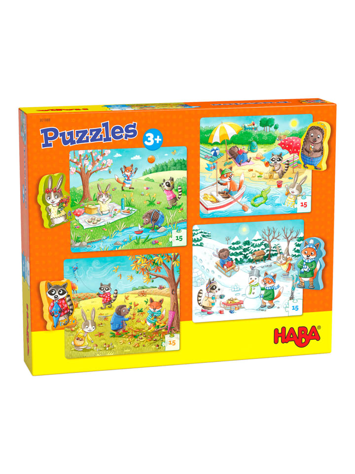 Haba Puzzle Jahreszeiten in mehrfarbig günstig kaufen onesize