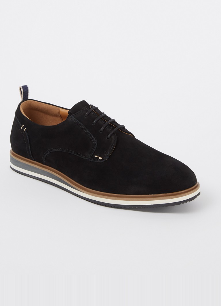 Scarpa stringata Dune London Blaksley Wide Fit in nabuk