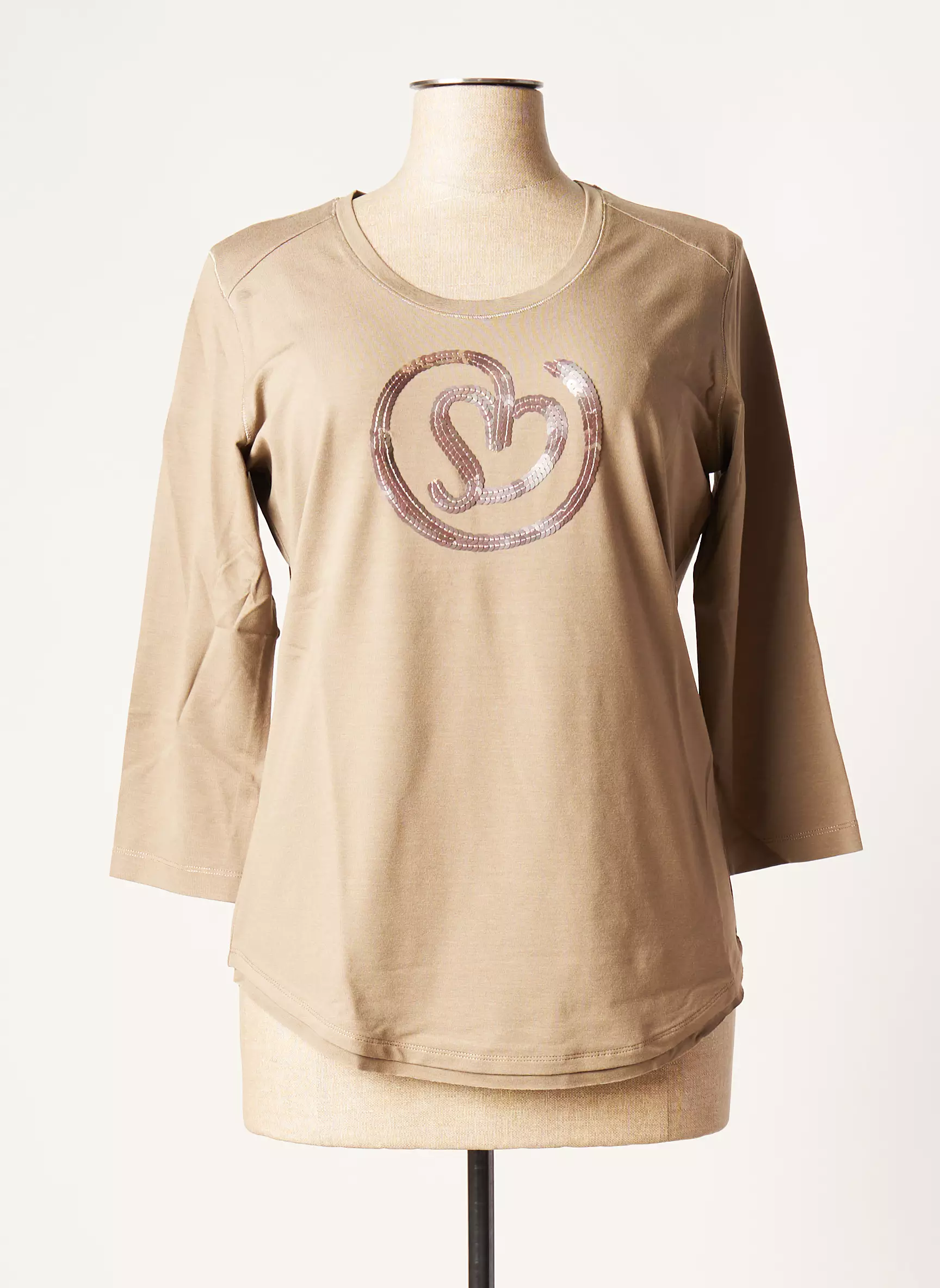 Thomas Rabe Tshirts Femme couleur marron