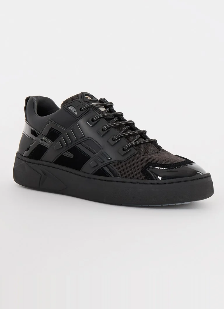 Hide&Jack Mini Silverstone sneaker with suede and mesh details