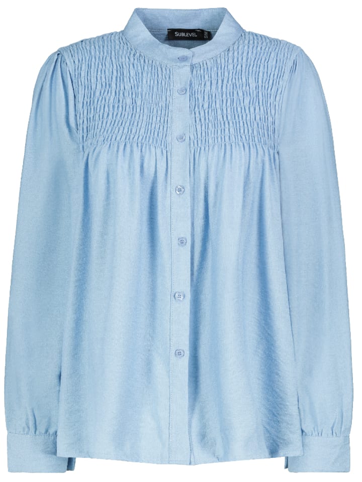 Sublevel Hemd in Blau günstig kaufen