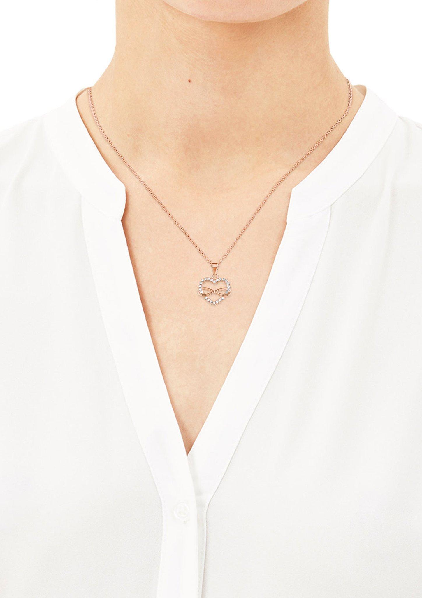 Silber-Halskette Herz/Infinity  272.802.6411.1186-05E0