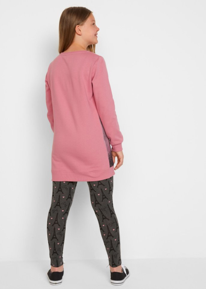 Mädchen Sweatshirt + Leggings (2-tlg. Set)