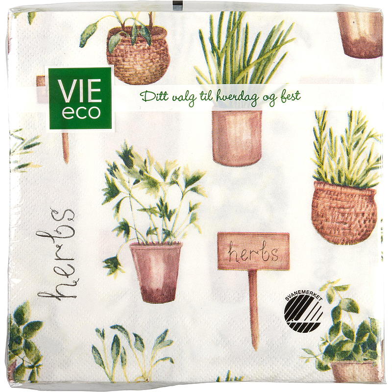 Vie Home Servietter 20-pk 33x33 cm Sensommer