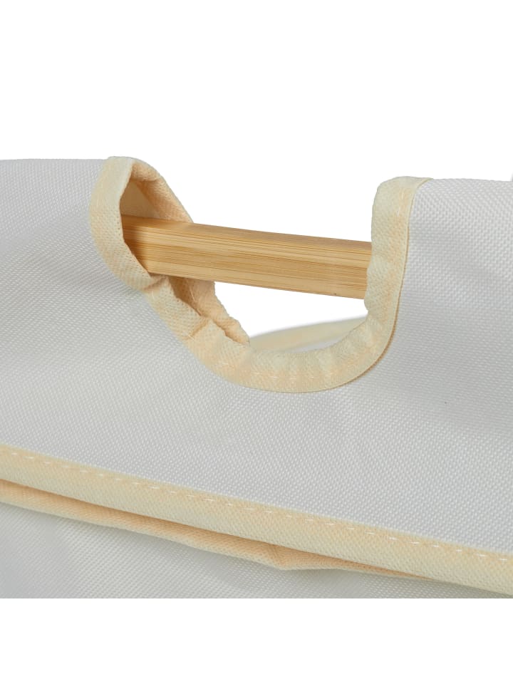 relaxdays Wäschekorb in Natur/Beige - (B)44 x (H)80 x (T)43 cm günstig kaufen onesize