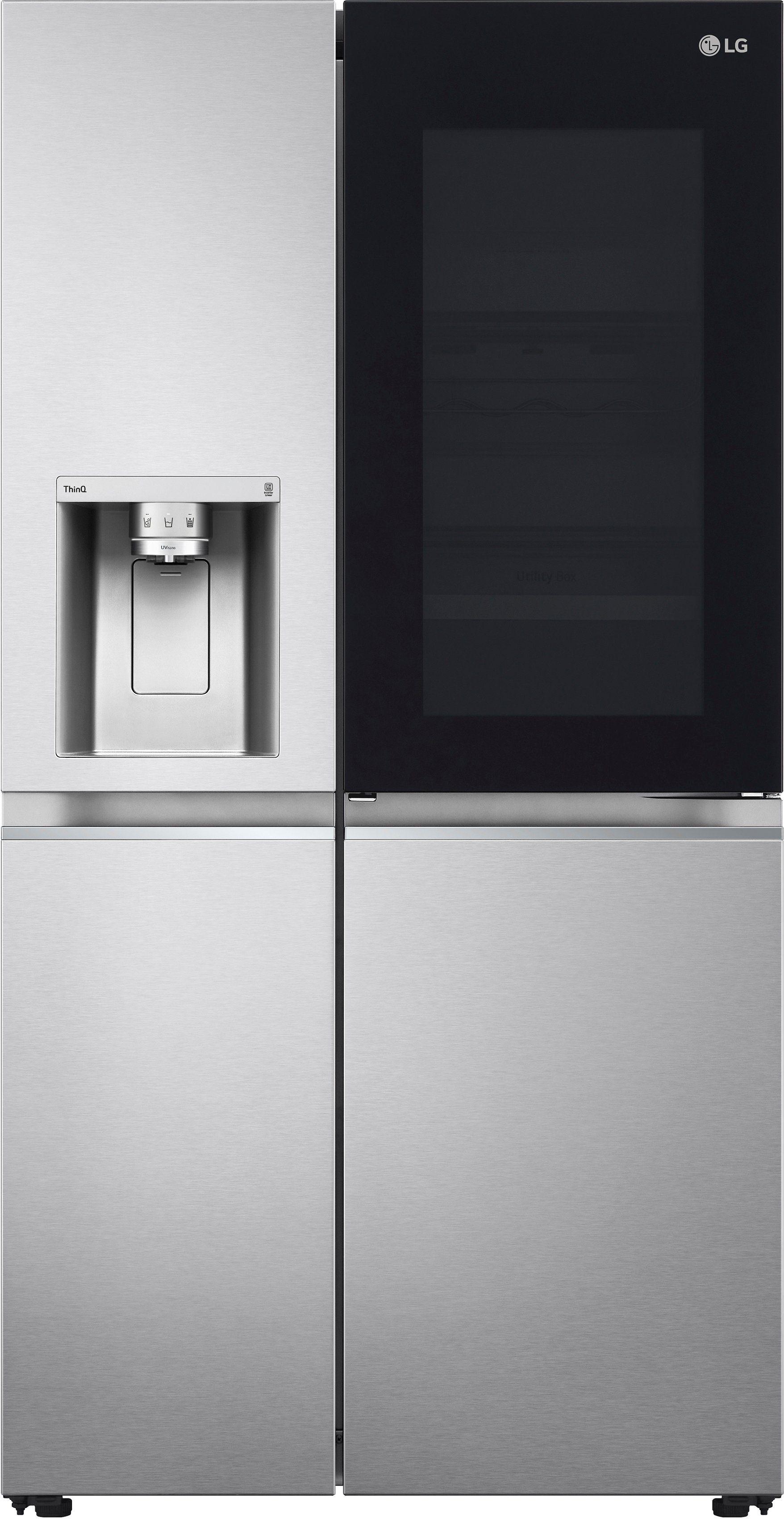 LG Side-by-Side GSXV90BSDE, 179 cm hoch, 91,3 cm breit, Craft Ice Bereiter, InstaView™