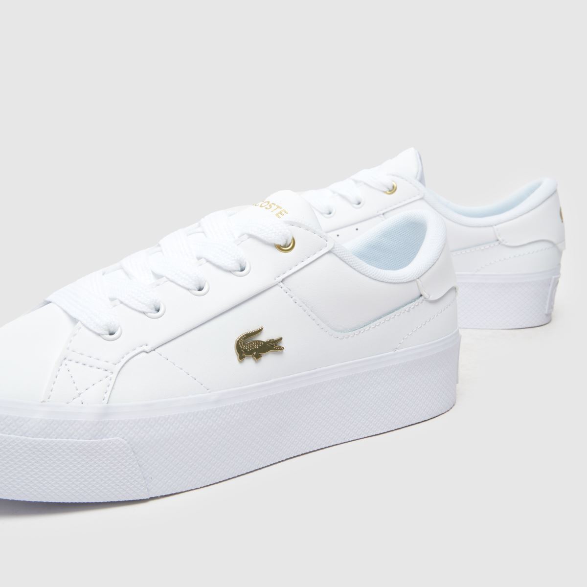 Lacoste Ziane platformcipő fehér színben