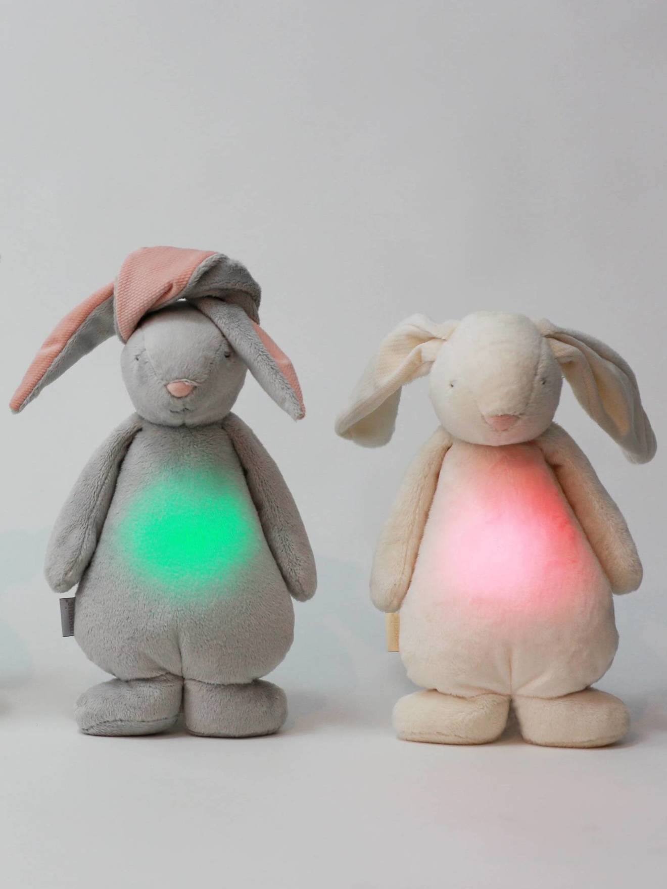 Veilleuse peluche MOONIE Lapin bleu