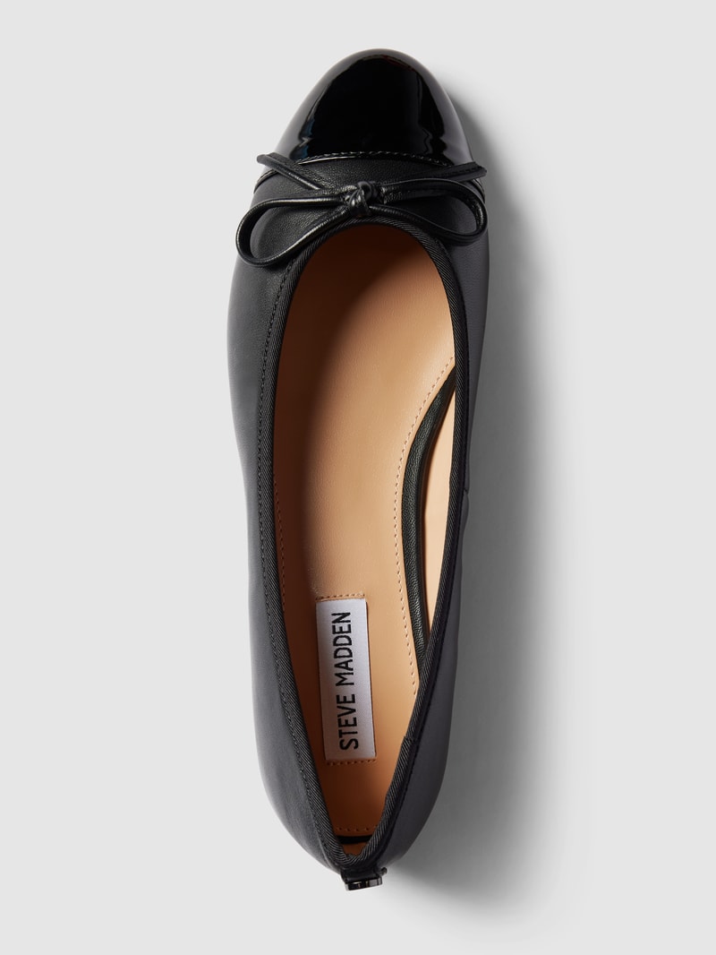 Ballerinas mit Schleifen-Applikation in black