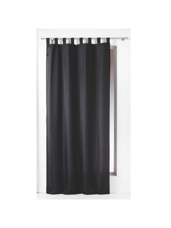 Douceur d’Intérieur Vorhang in schwarz günstig kaufen onesize