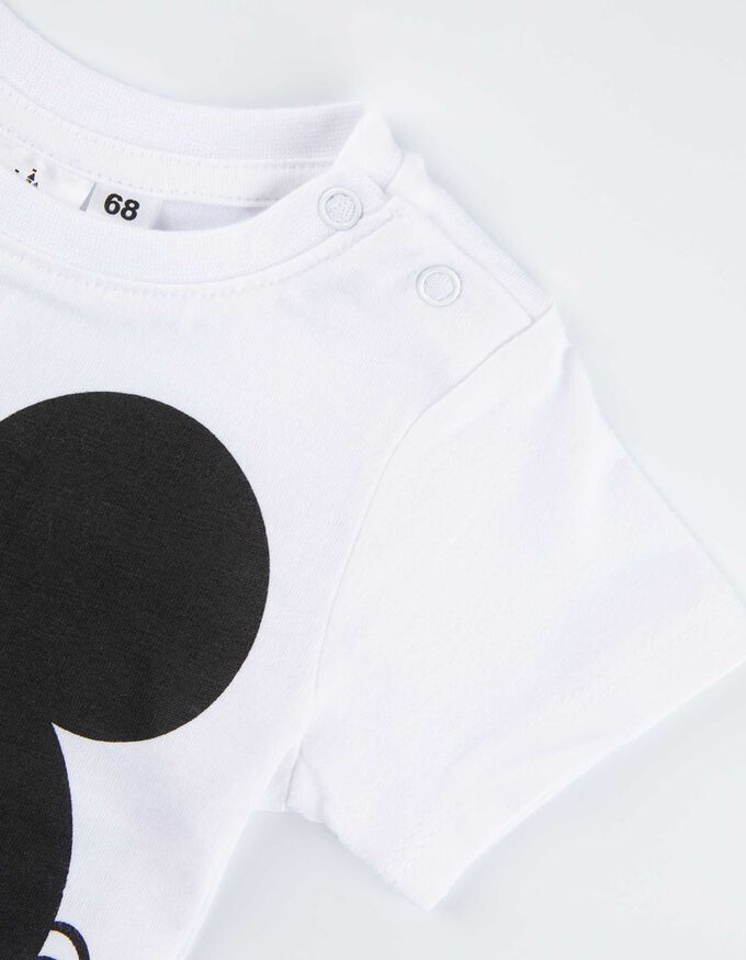 Set aus T-Shirt, Hose und Lätzchen - Mickey Mouse