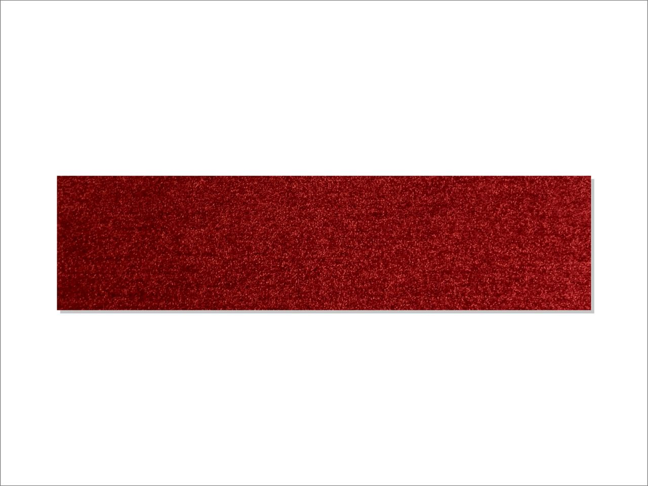 Keilbach Designprodukte Keilbach Schuhabstreifer, 147 x 37 cm, rot