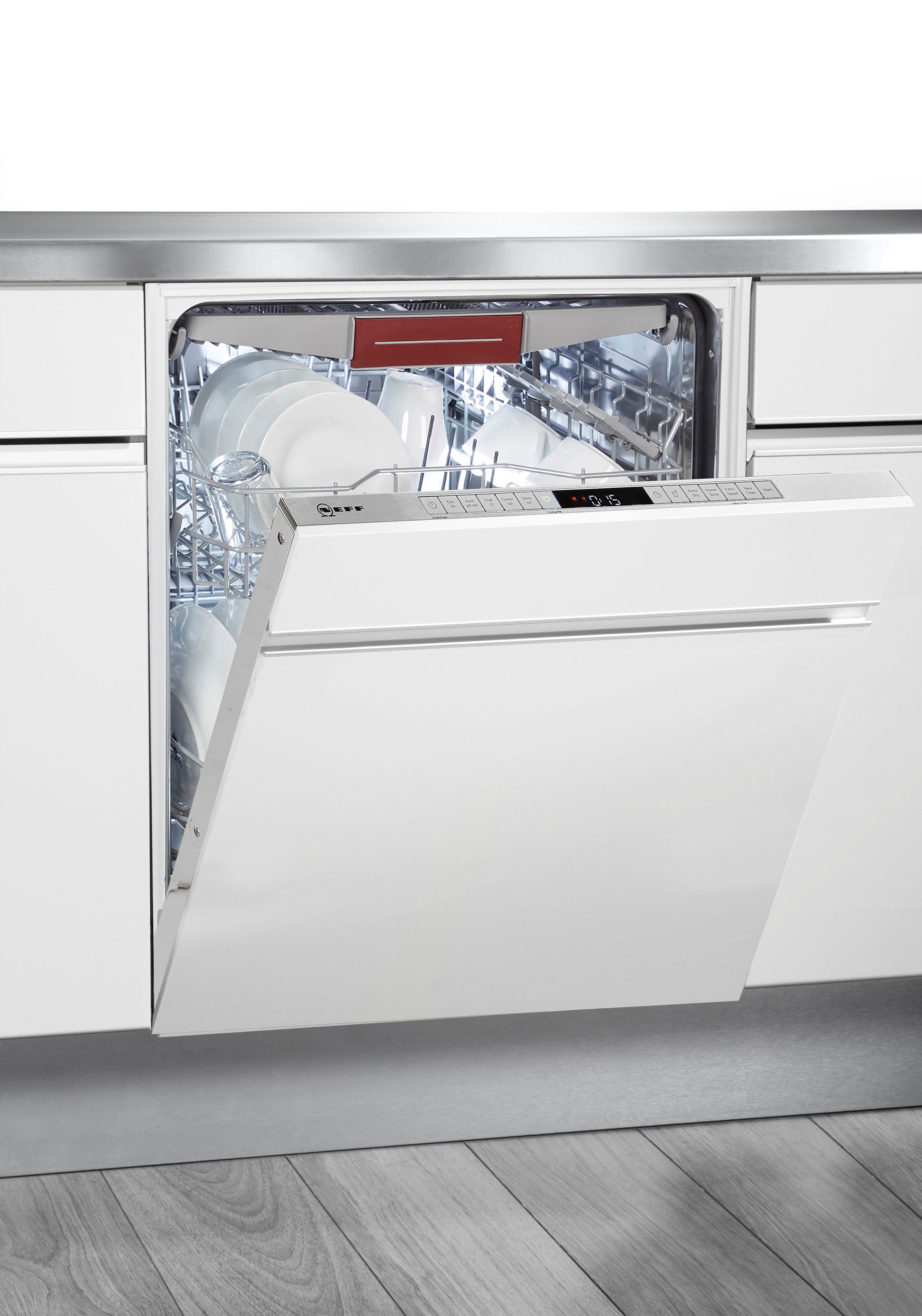 NEFF vollintegrierbarer Geschirrspüler, S155ECX05E, 13 Maßgedecke