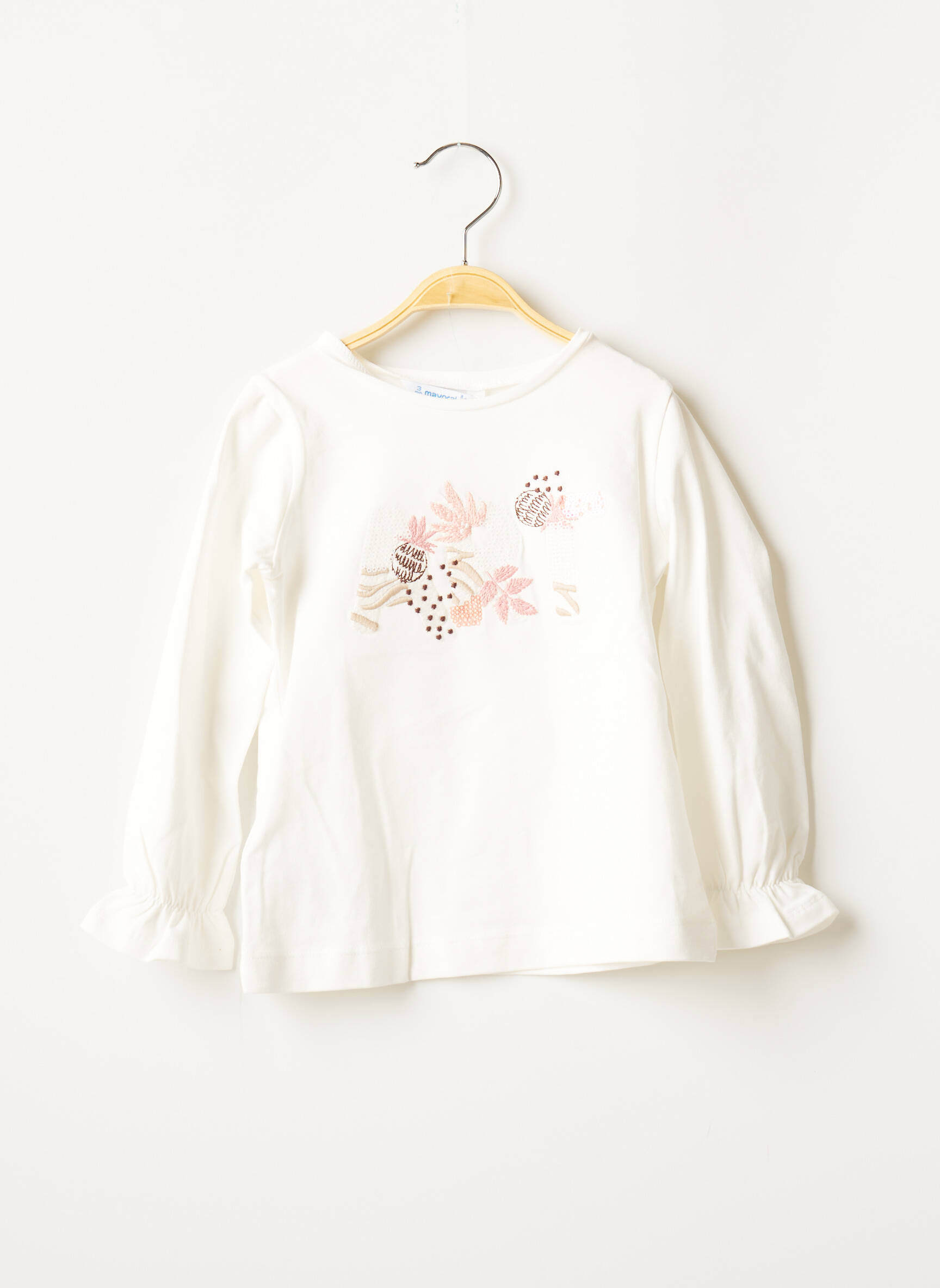 Mayoral Tshirts Fille couleur blanc