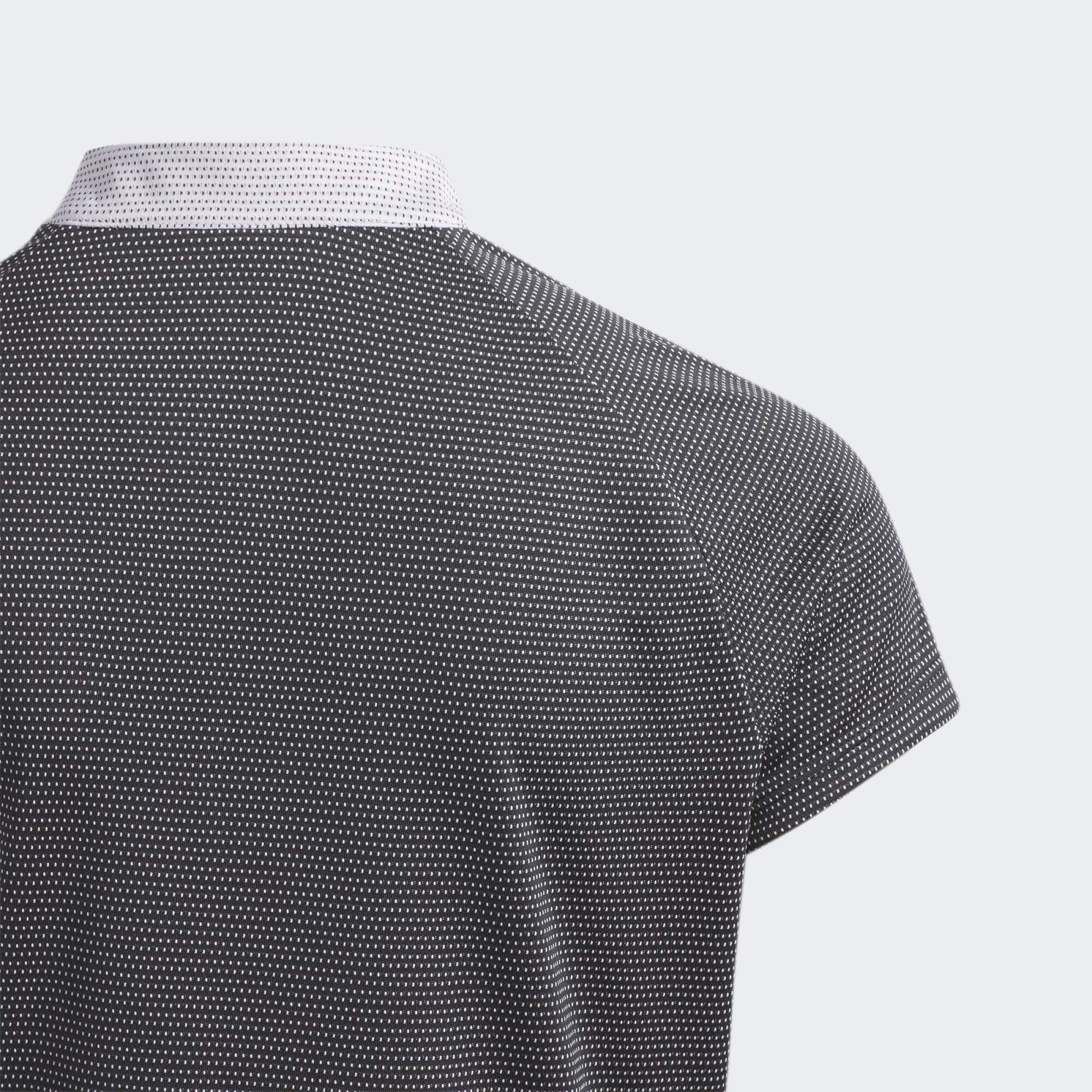 adidas Performance Funktionsshirt MICRO DOT ZIP KIDS POLOSHIRT