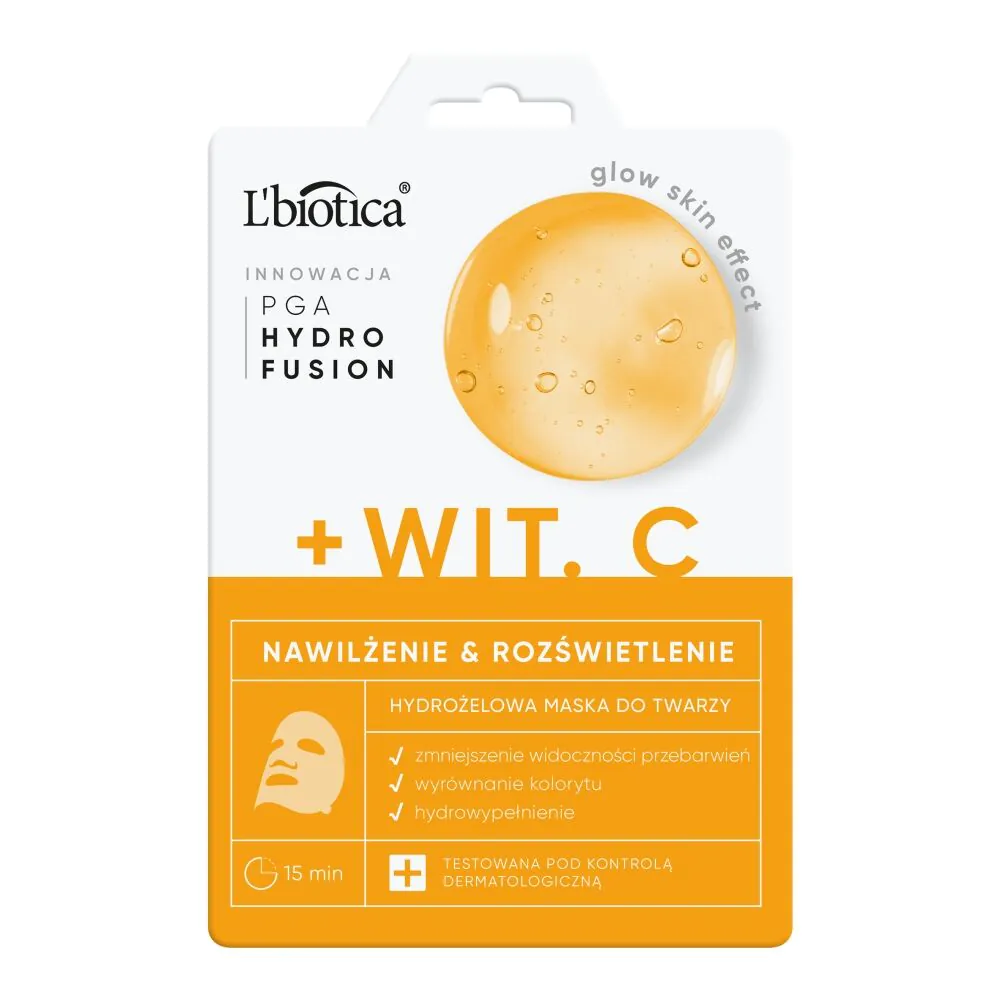 L'biotica Hydro Fusion Hydrogel ansigtsmaske med C-vitamin
