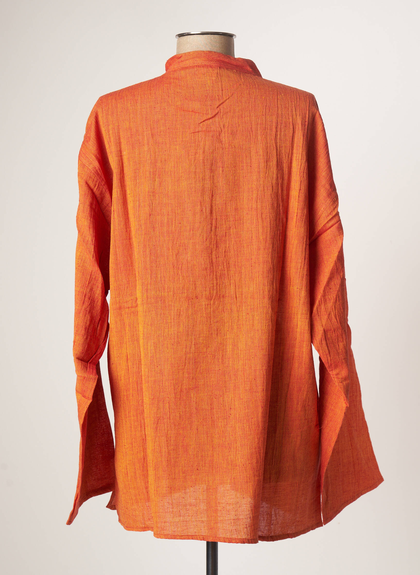 Palme Tuniquemanchelongue Femme couleur orange