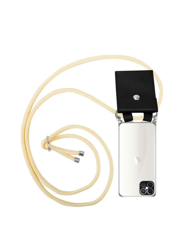 cadorabo Handykette für Apple iPhone 12 / 12 PRO Hülle in CREME BEIGE günstig kaufen onesize