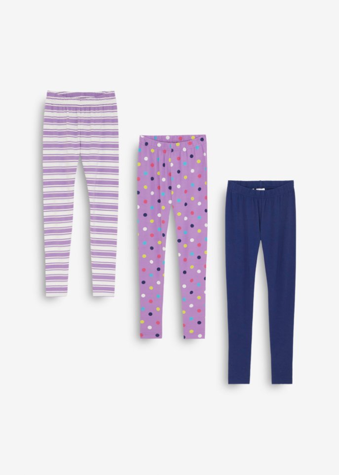 Mädchen Leggings (3er Pack)