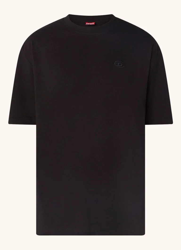 Tricou Diesel T-Boggy-Megoval cu logo brodat