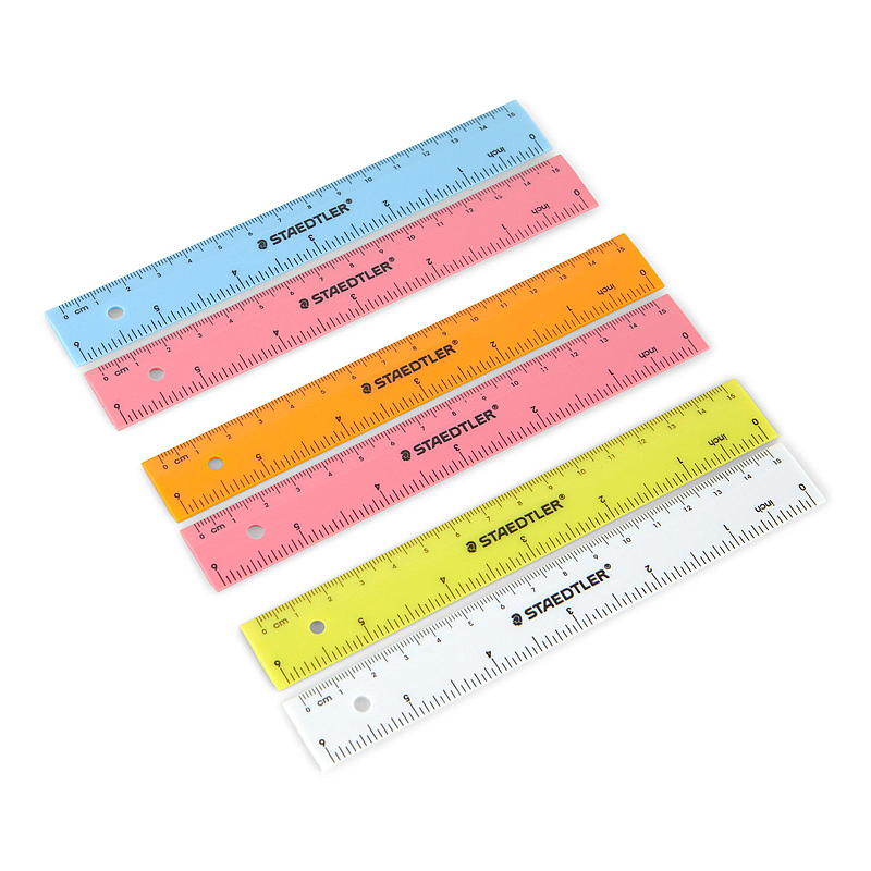 Staedtler Linjal 2-pk Pastel line Staedtler