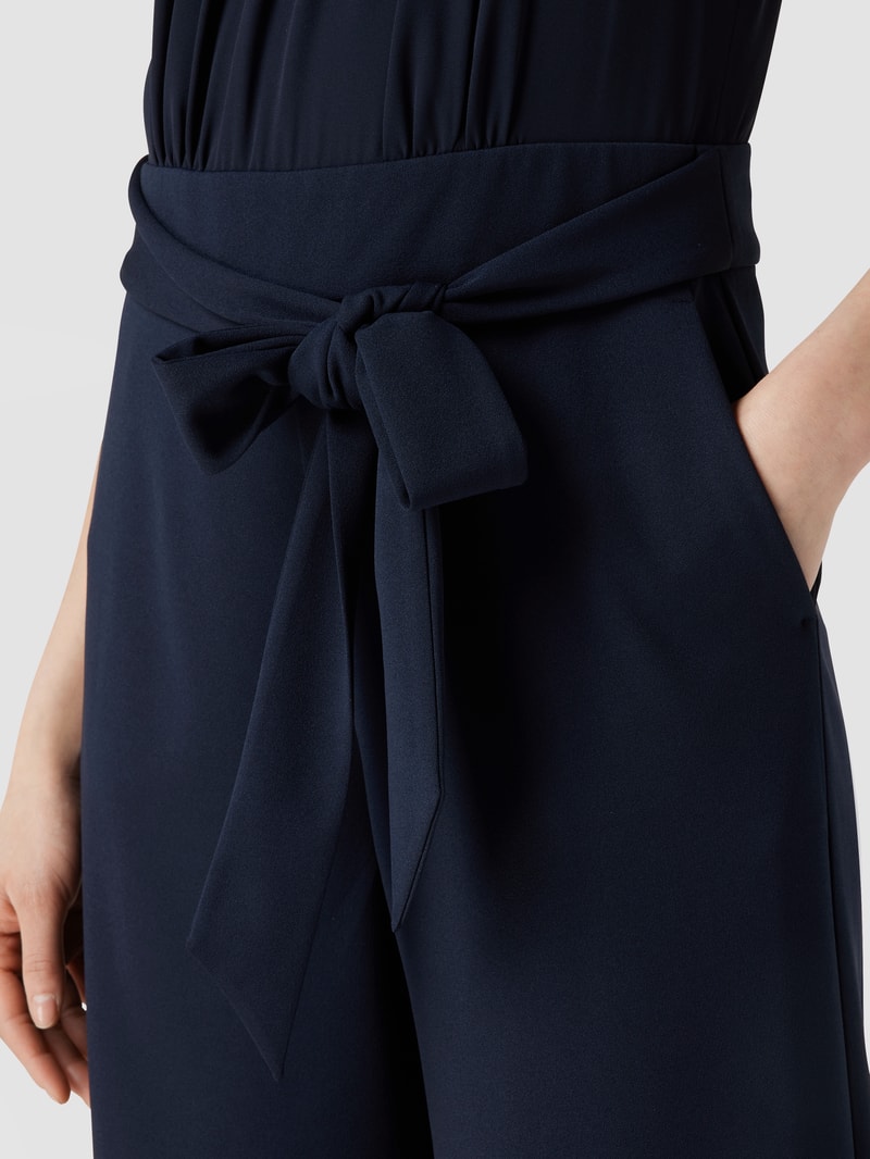 Jumpsuit mit Spaghettiträgern in marineblau