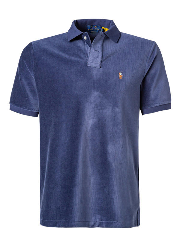 Polo Ralph Lauren, Polo-Shirt, Classic Fit, Cord, saphirblau