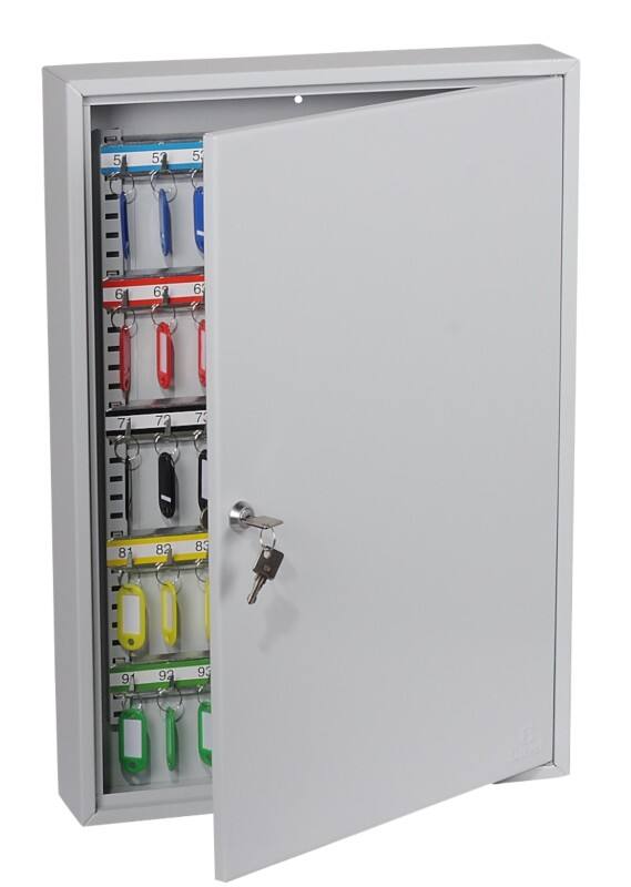 Phoenix Schlüsselschrank KC0603K 380 x 80 x 550 mm 100 Haken