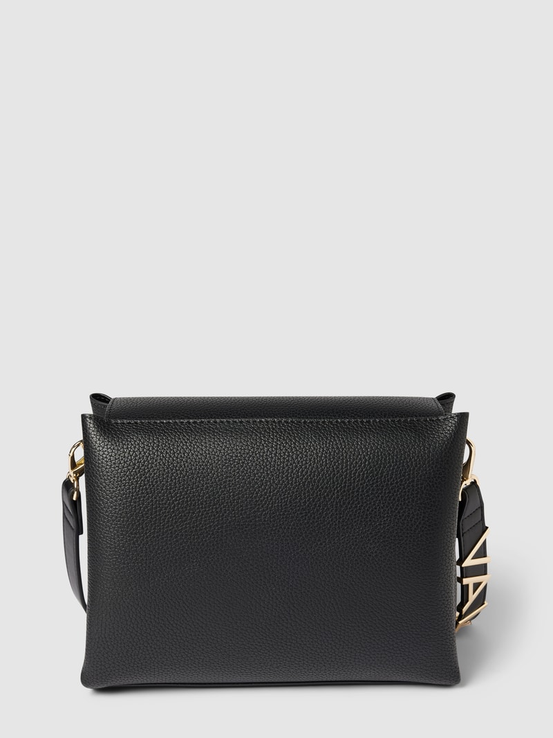 Handtasche mit Label-Applikation Modell 'ALEXIA' in black