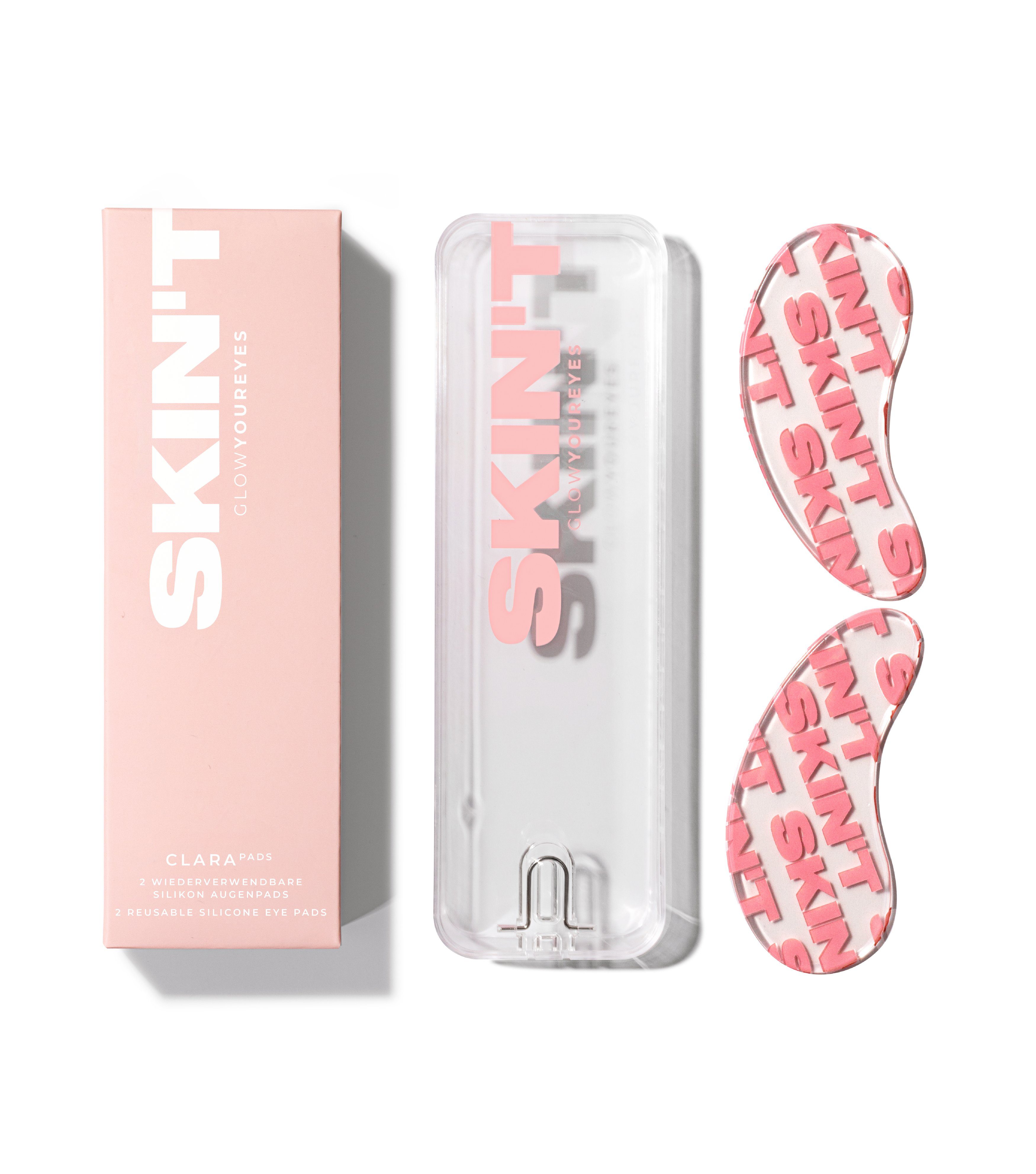 SKINT Augenpads SKINT EYE PADS wiederverwendbare Augenpads, hypoallergenes Silikon Gel, wiederverwendbar abwaschbar Anti-Falten hypoallergen kühlend pflegend