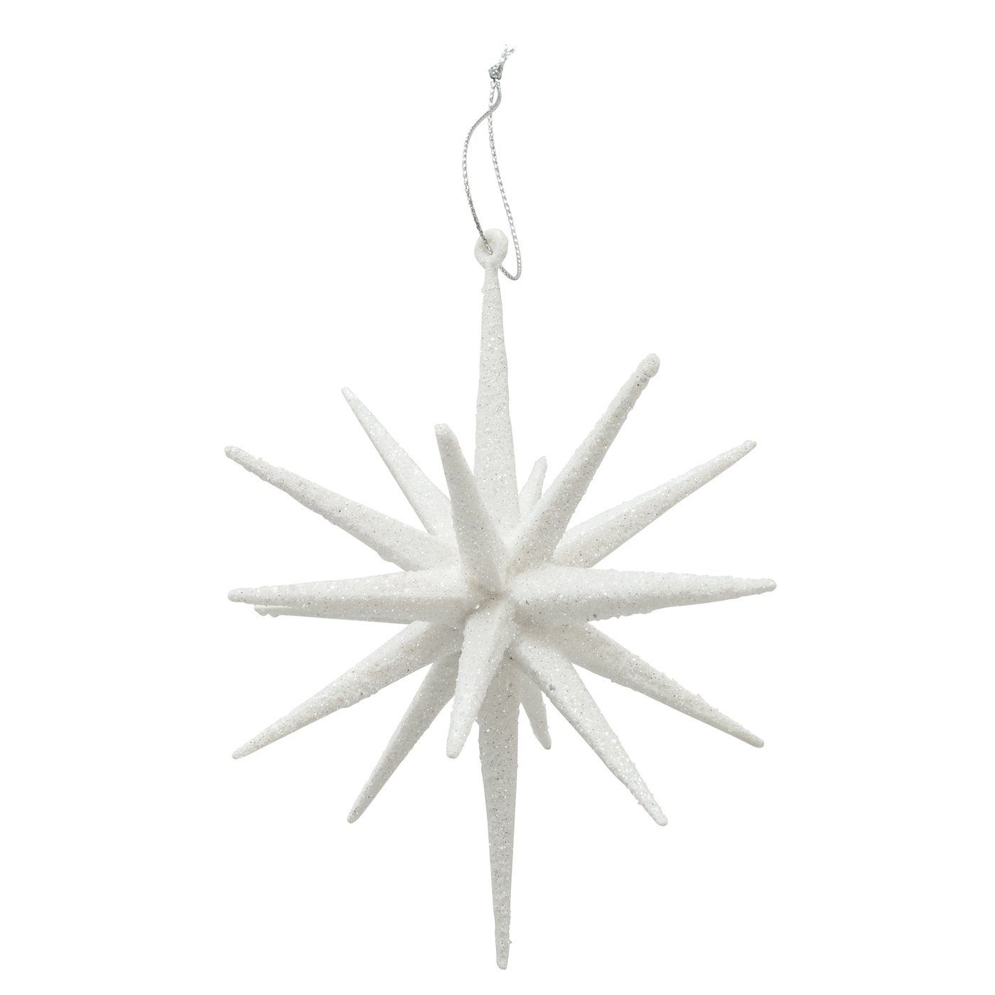 BOLTZE Christbaumschmuck Dekoanhänger Tove Stern Weiß 2er-SET
