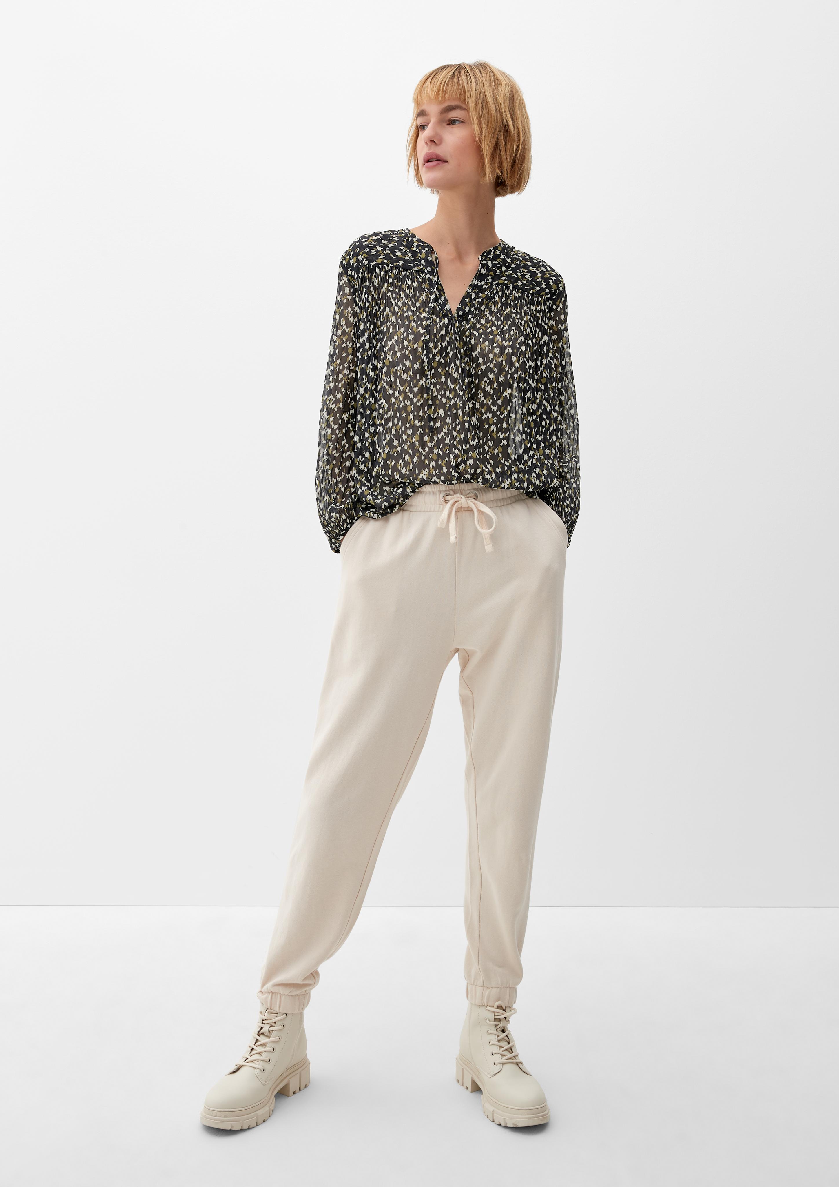 Bluse mit Allovermuster  2120683-99A2