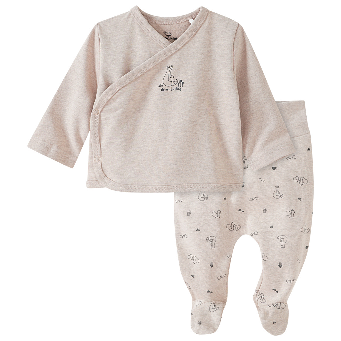 Newborn Wickeljacke und Hose im Set