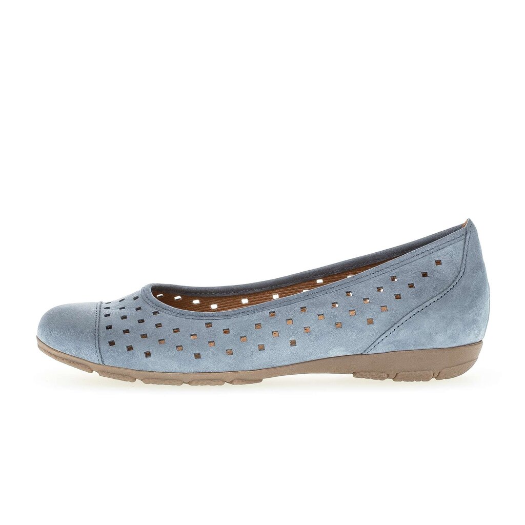 Gabor fashion Sportliche Ballerina blau